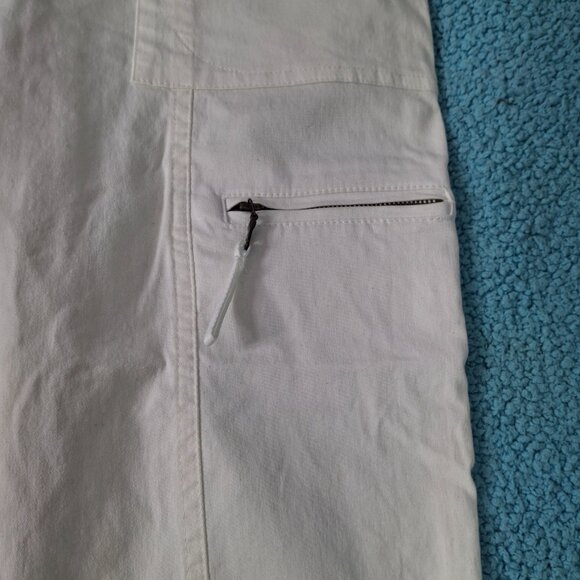 Westbound Womens Cargo Crop Capris Pants Size 10 Stretch Summer Pool Golf - Picture 5 of 13